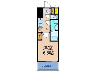 ｴｽﾘｰﾄﾞ大阪ﾌﾟﾗｲﾑｹﾞｰﾄ(511)の物件間取画像